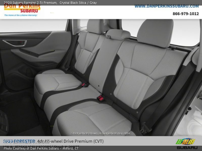 Crystal Black Silica / Gray 2020 Subaru Forester 2.5i Premium