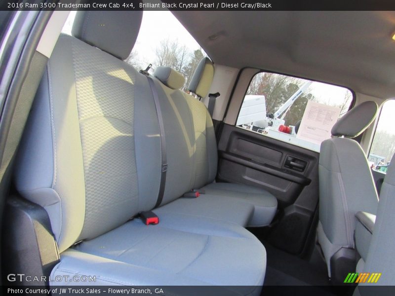 Rear Seat of 2016 3500 Tradesman Crew Cab 4x4