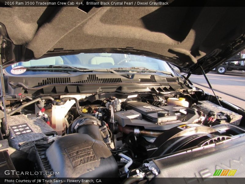  2016 3500 Tradesman Crew Cab 4x4 Engine - 6.7 Liter OHV 24-Valve Cummins Turbo-Diesel Inline 6 Cylinder