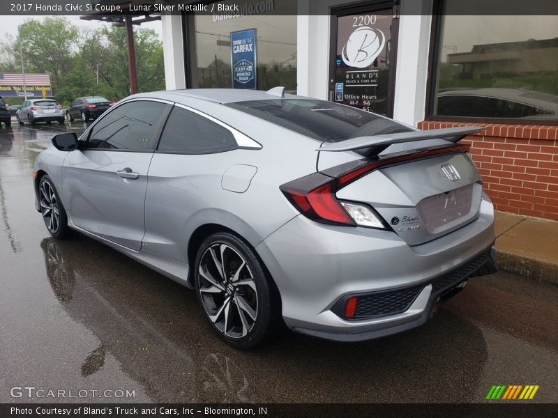 Lunar Silver Metallic / Black 2017 Honda Civic Si Coupe