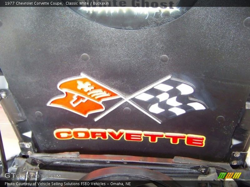 Classic White / Buckskin 1977 Chevrolet Corvette Coupe