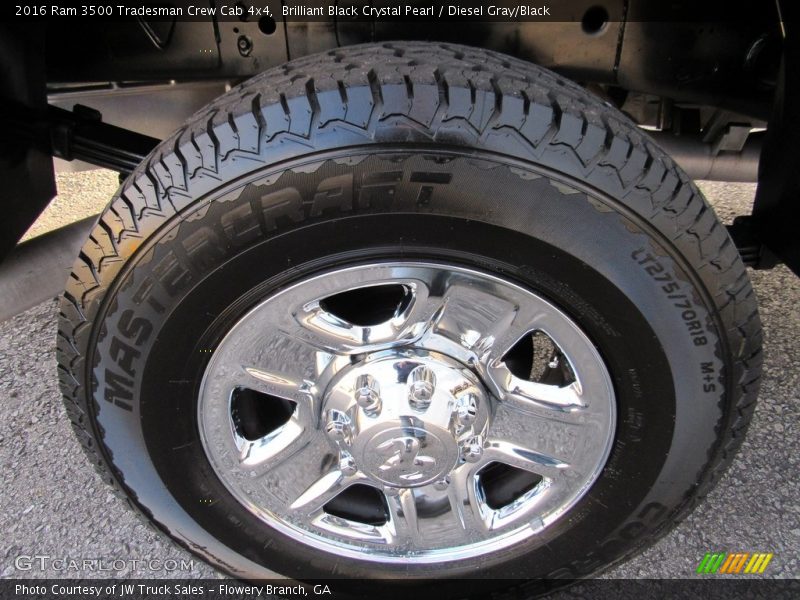  2016 3500 Tradesman Crew Cab 4x4 Wheel