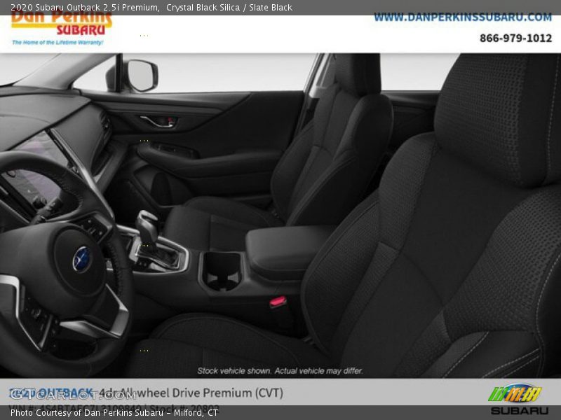 Crystal Black Silica / Slate Black 2020 Subaru Outback 2.5i Premium