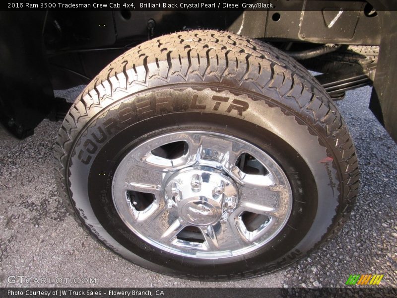 Brilliant Black Crystal Pearl / Diesel Gray/Black 2016 Ram 3500 Tradesman Crew Cab 4x4