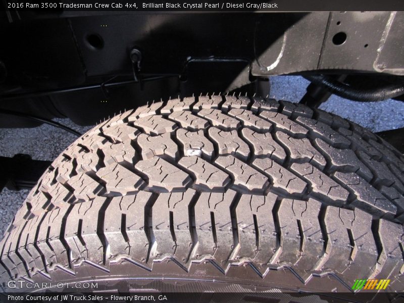 Brilliant Black Crystal Pearl / Diesel Gray/Black 2016 Ram 3500 Tradesman Crew Cab 4x4
