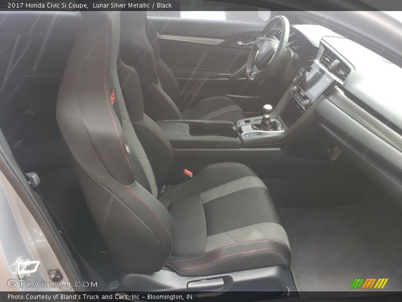 Lunar Silver Metallic / Black 2017 Honda Civic Si Coupe
