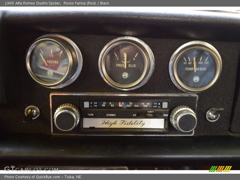 Audio System of 1966 Duetto Spider
