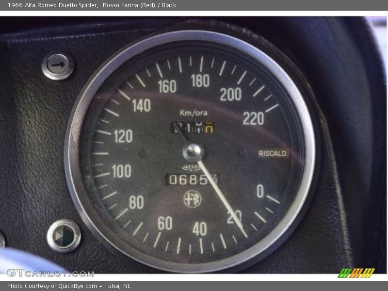  1966 Duetto Spider Spider Gauges