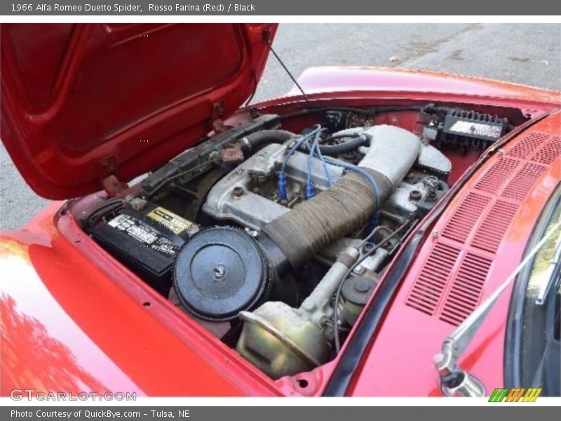  1966 Duetto Spider Engine - 1.6 Liter Twin Overhead Camshaft 8-Valve 4 Cylinder