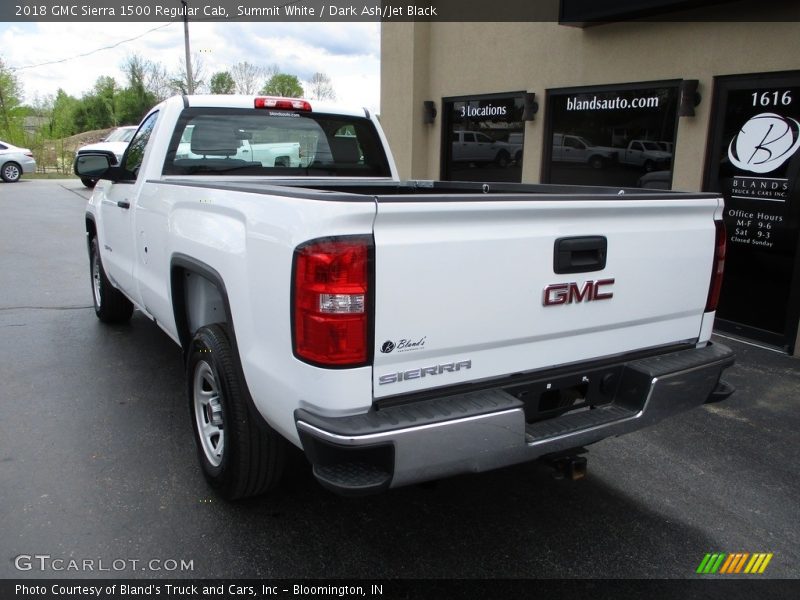 Summit White / Dark Ash/Jet Black 2018 GMC Sierra 1500 Regular Cab