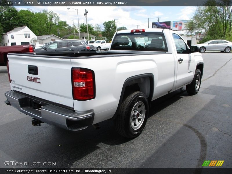 Summit White / Dark Ash/Jet Black 2018 GMC Sierra 1500 Regular Cab