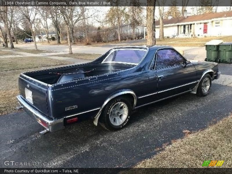  1984 El Camino Conquista Dark Blue Metallic