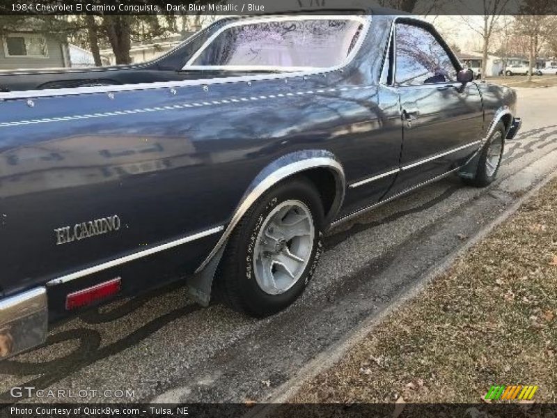  1984 El Camino Conquista Dark Blue Metallic