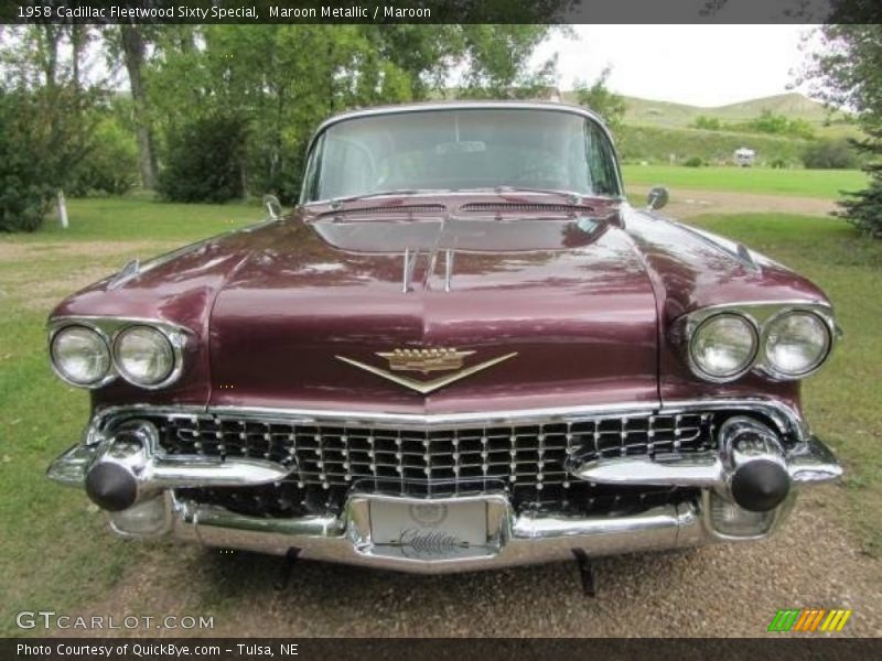  1958 Fleetwood Sixty Special Maroon Metallic