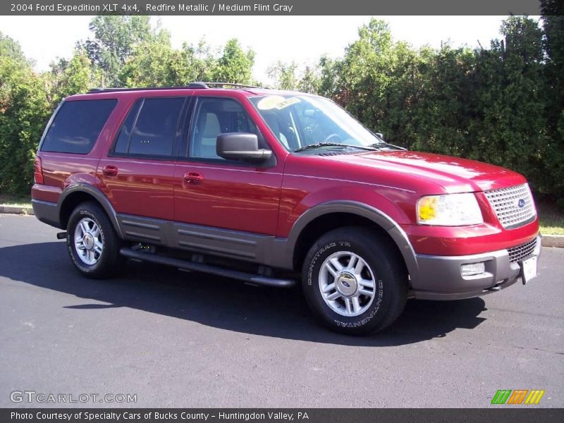 Redfire Metallic / Medium Flint Gray 2004 Ford Expedition XLT 4x4
