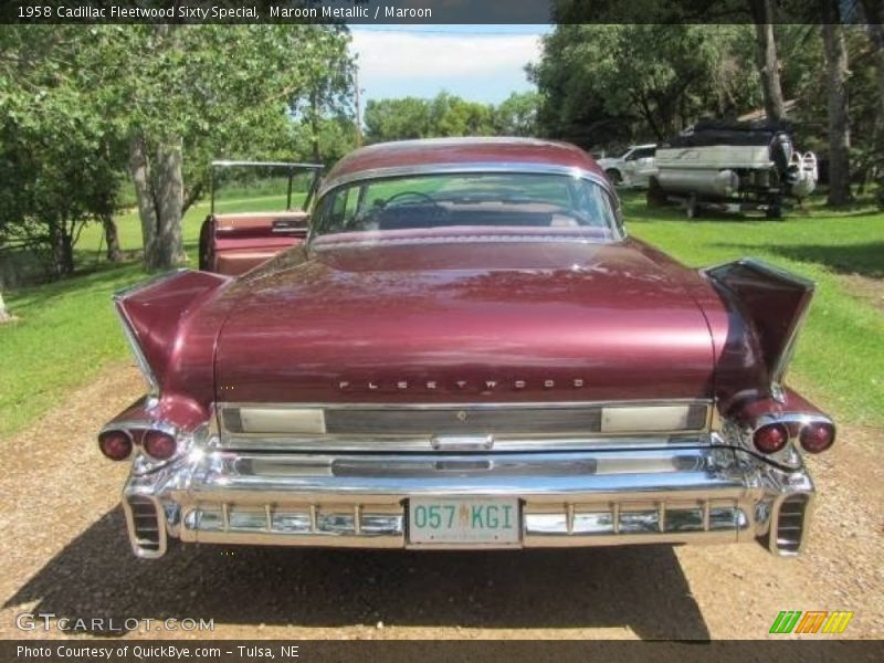  1958 Fleetwood Sixty Special Maroon Metallic
