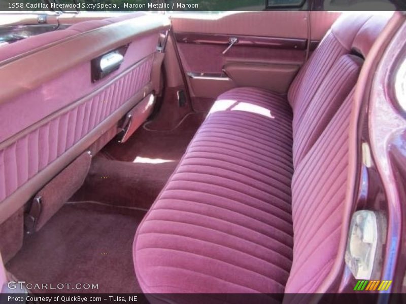 Rear Seat of 1958 Fleetwood Sixty Special