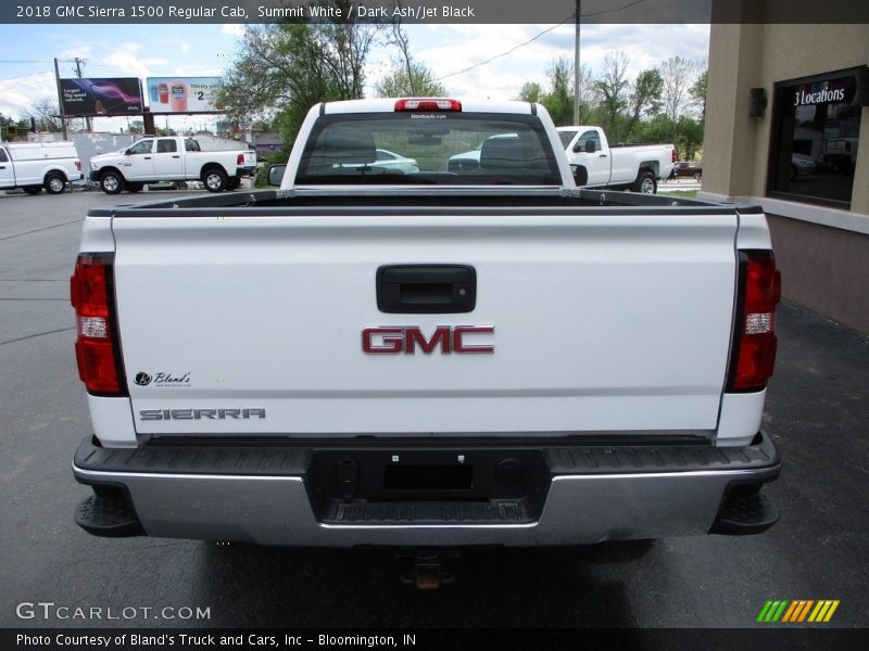 Summit White / Dark Ash/Jet Black 2018 GMC Sierra 1500 Regular Cab
