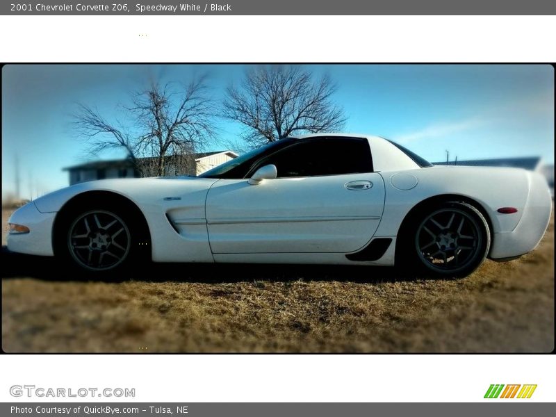 Speedway White / Black 2001 Chevrolet Corvette Z06