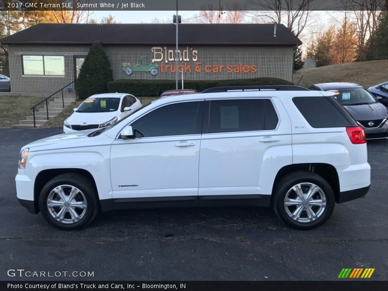 Summit White / Jet Black 2017 GMC Terrain SLE