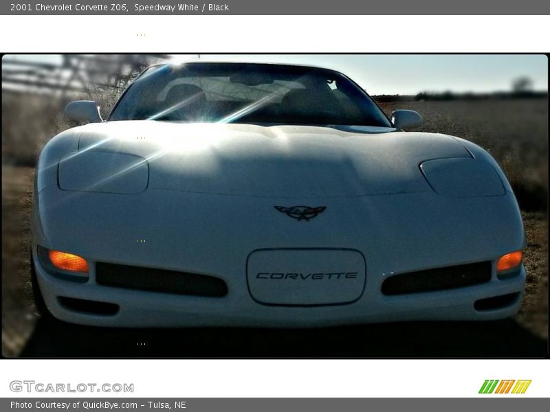 Speedway White / Black 2001 Chevrolet Corvette Z06