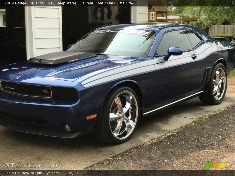 Deep Water Blue Pearl Coat / Dark Slate Gray 2009 Dodge Challenger R/T