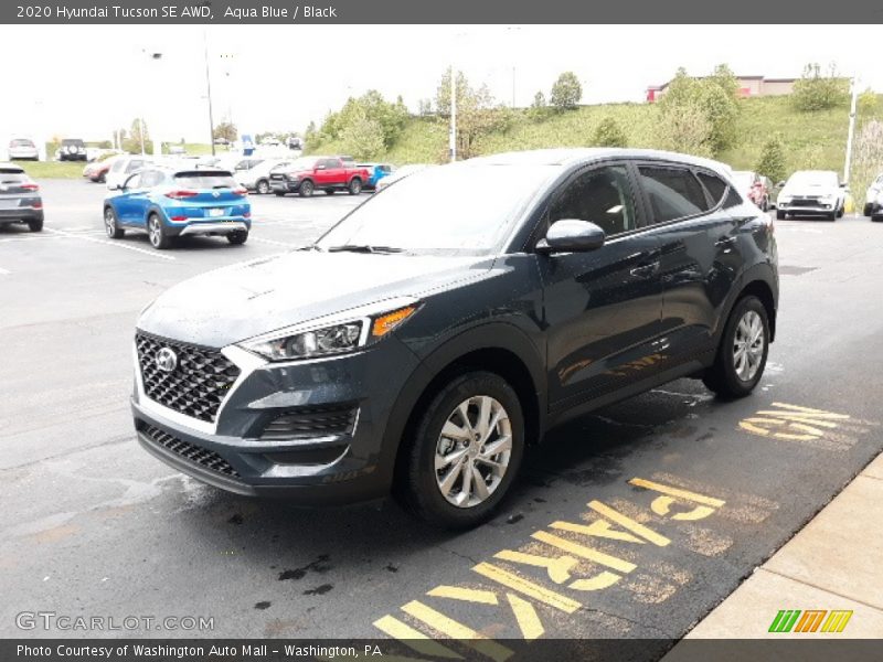 Aqua Blue / Black 2020 Hyundai Tucson SE AWD