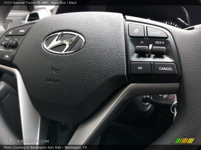 Aqua Blue / Black 2020 Hyundai Tucson SE AWD
