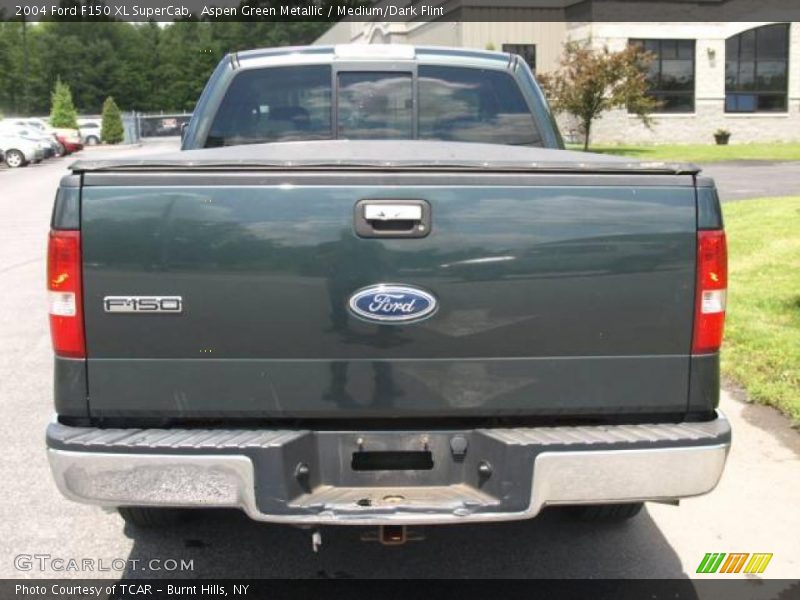 Aspen Green Metallic / Medium/Dark Flint 2004 Ford F150 XL SuperCab