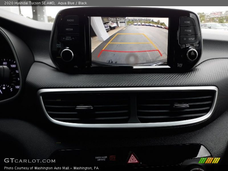 Aqua Blue / Black 2020 Hyundai Tucson SE AWD
