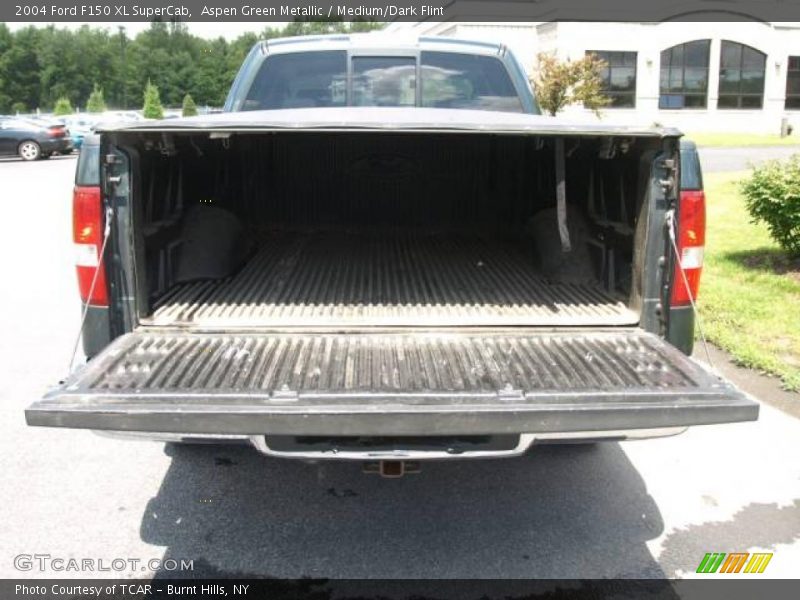 Aspen Green Metallic / Medium/Dark Flint 2004 Ford F150 XL SuperCab