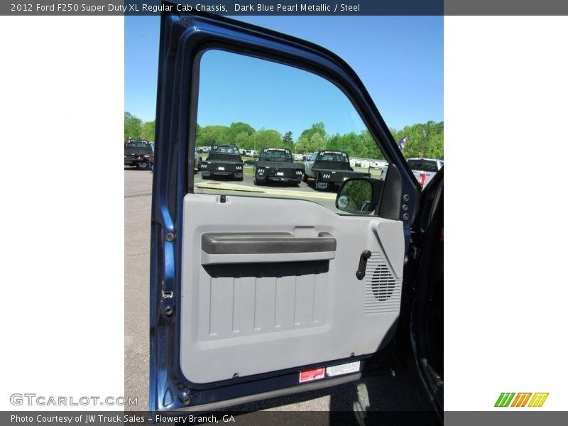 Dark Blue Pearl Metallic / Steel 2012 Ford F250 Super Duty XL Regular Cab Chassis