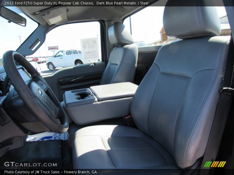 Dark Blue Pearl Metallic / Steel 2012 Ford F250 Super Duty XL Regular Cab Chassis