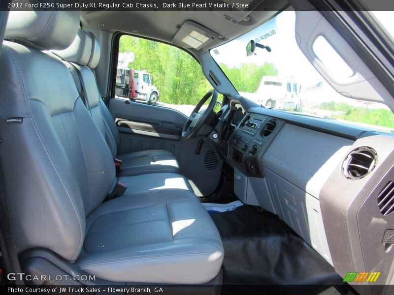 Dark Blue Pearl Metallic / Steel 2012 Ford F250 Super Duty XL Regular Cab Chassis