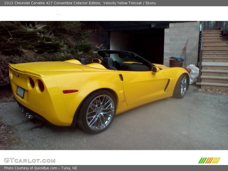 Velocity Yellow Tintcoat / Ebony 2013 Chevrolet Corvette 427 Convertible Collector Edition