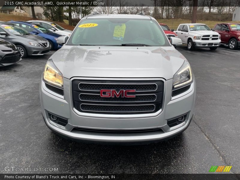 Quicksilver Metallic / Ebony 2015 GMC Acadia SLT AWD