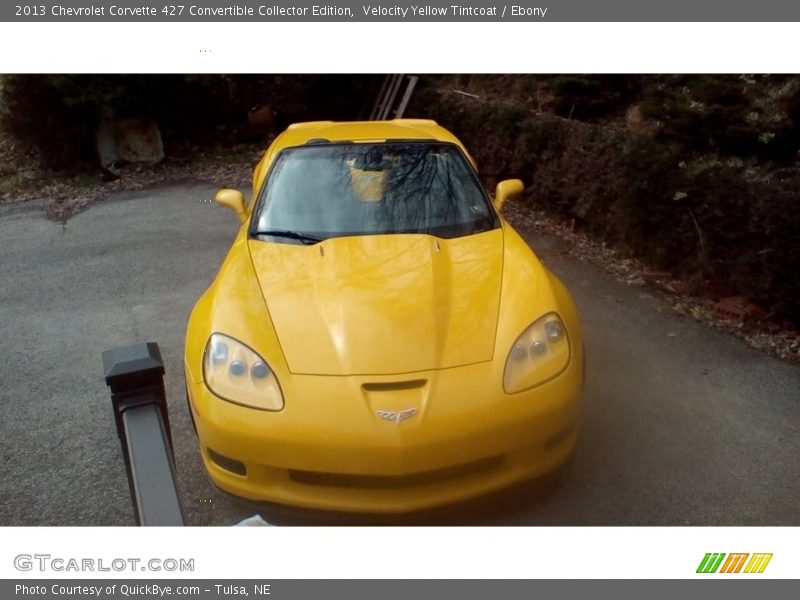 Velocity Yellow Tintcoat / Ebony 2013 Chevrolet Corvette 427 Convertible Collector Edition
