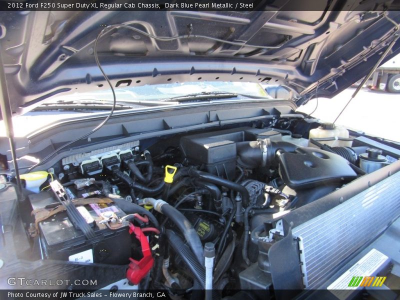 Dark Blue Pearl Metallic / Steel 2012 Ford F250 Super Duty XL Regular Cab Chassis