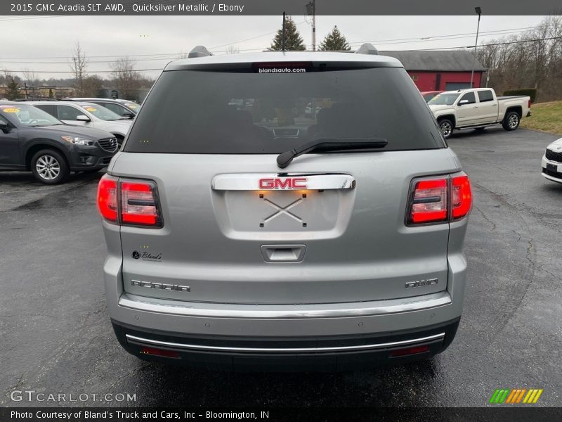 Quicksilver Metallic / Ebony 2015 GMC Acadia SLT AWD