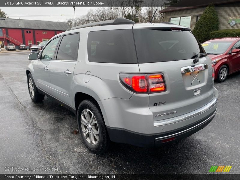 Quicksilver Metallic / Ebony 2015 GMC Acadia SLT AWD