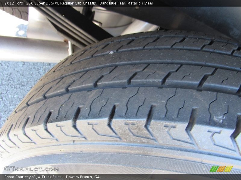 Dark Blue Pearl Metallic / Steel 2012 Ford F250 Super Duty XL Regular Cab Chassis