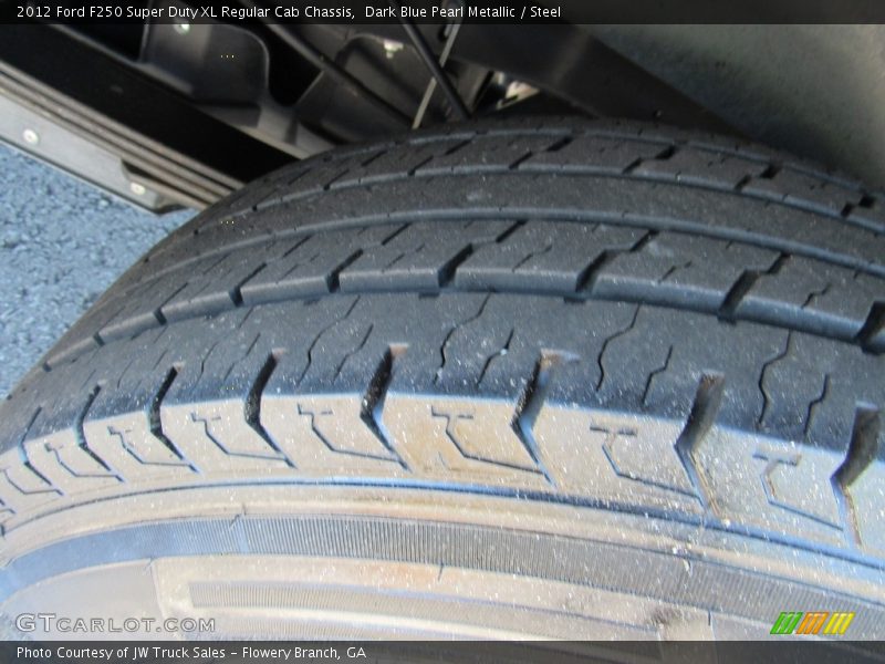 Dark Blue Pearl Metallic / Steel 2012 Ford F250 Super Duty XL Regular Cab Chassis