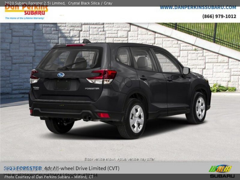Crystal Black Silica / Gray 2020 Subaru Forester 2.5i Limited
