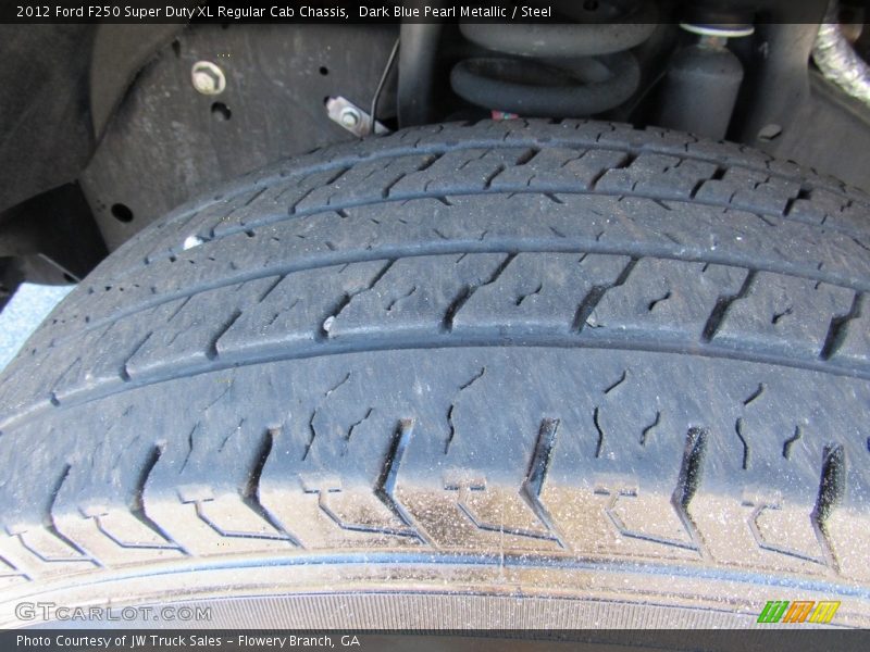 Dark Blue Pearl Metallic / Steel 2012 Ford F250 Super Duty XL Regular Cab Chassis