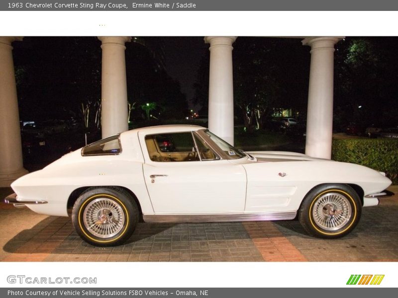  1963 Corvette Sting Ray Coupe Ermine White