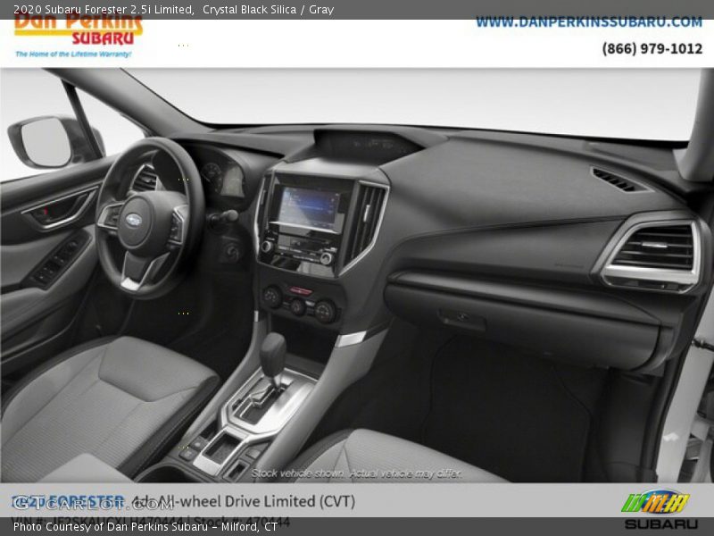 Crystal Black Silica / Gray 2020 Subaru Forester 2.5i Limited