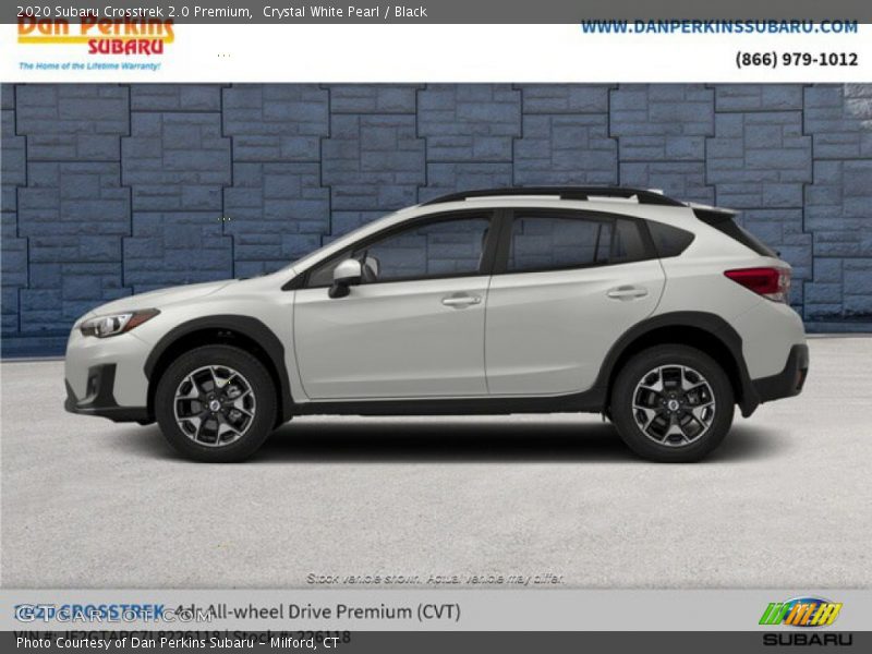 Crystal White Pearl / Black 2020 Subaru Crosstrek 2.0 Premium
