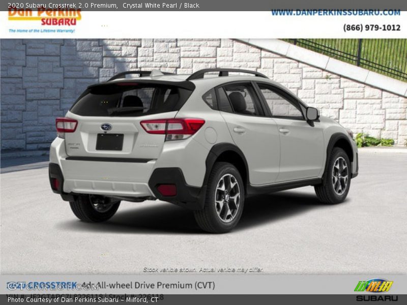 Crystal White Pearl / Black 2020 Subaru Crosstrek 2.0 Premium