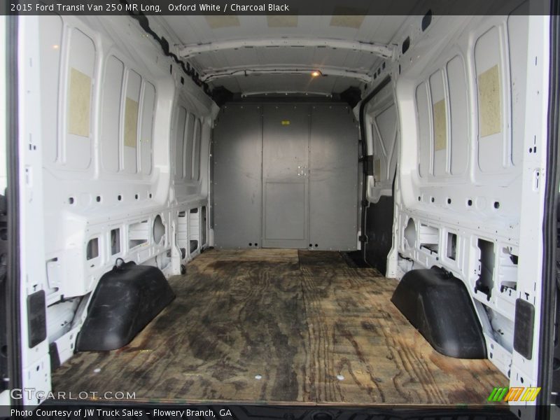 Oxford White / Charcoal Black 2015 Ford Transit Van 250 MR Long