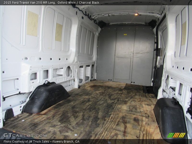 Oxford White / Charcoal Black 2015 Ford Transit Van 250 MR Long